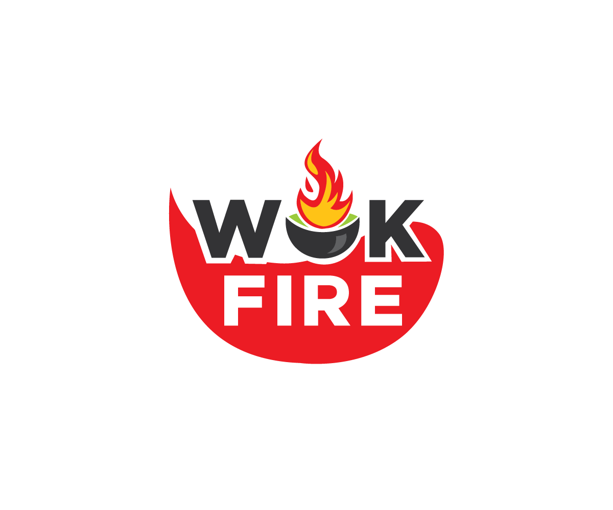 Asian Starts with S Logo - Bold, Modern, Asian Restaurant Logo Design for Wok Fire