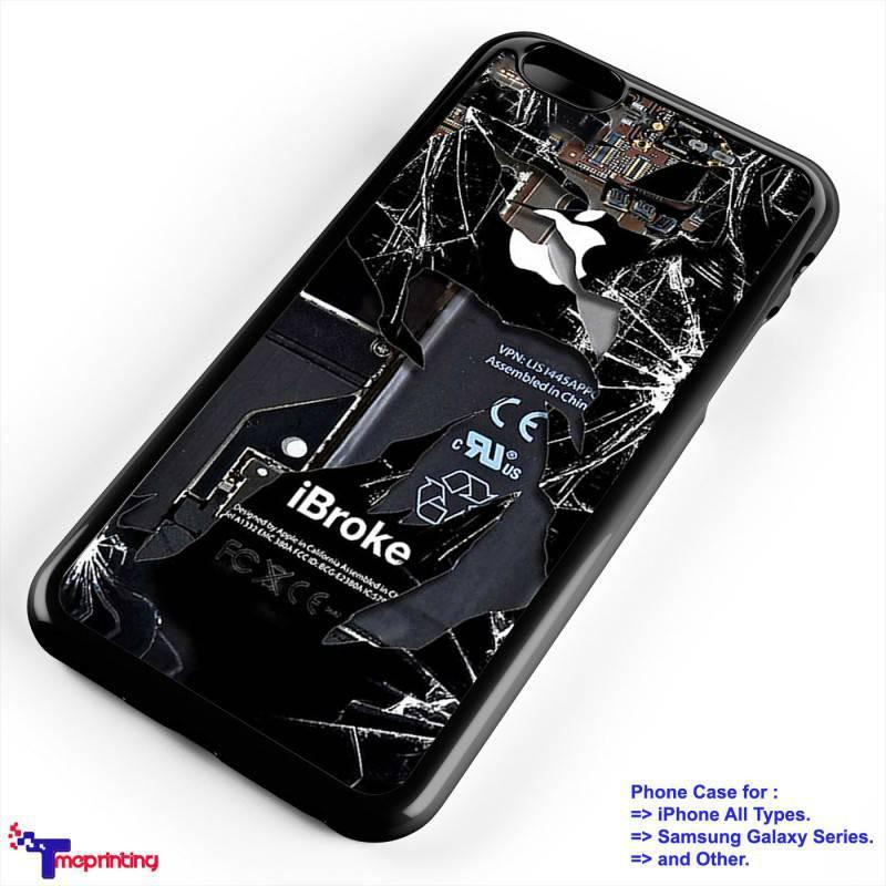 Cracked iPhone Logo - Broken Rupture Damage Cracked Out Apple Logo 1 - Personalized iPhone ...