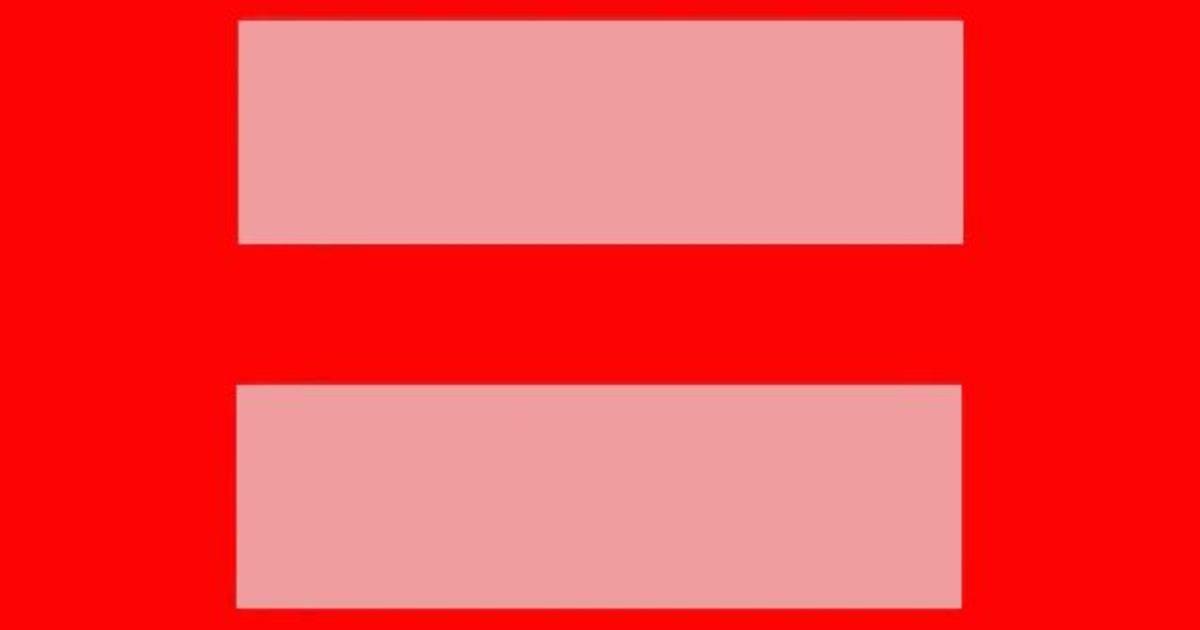 HRC Red Logo - Seeing red: Symbol for marriage equality goes viral