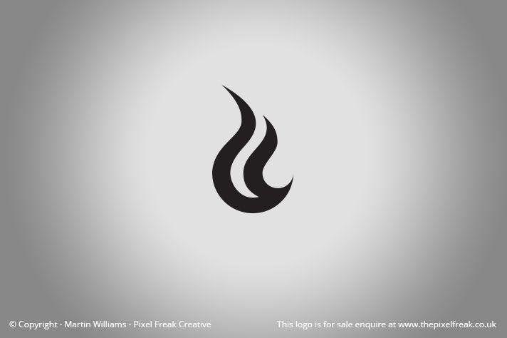 Black Flame Logo - Flame / Fire Logo *For Sale* – Logo Design | Graphic Designer | Web ...