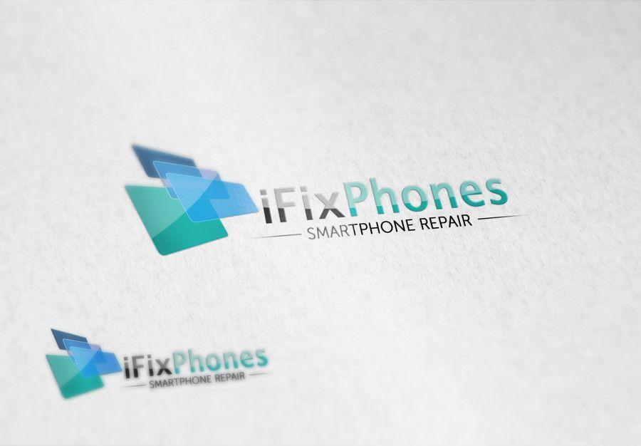 Cracked iPhone Logo - Entry #5 by AlejandroRkn for Design a Logo for iphone, ipad samsung ...