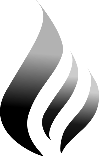Black Flame Logo - B&w Flame Logo Black Clip Art clip art online