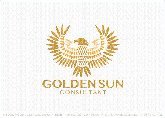 Golden Sun Logo - Readymade Logos Golden Sun Eagle