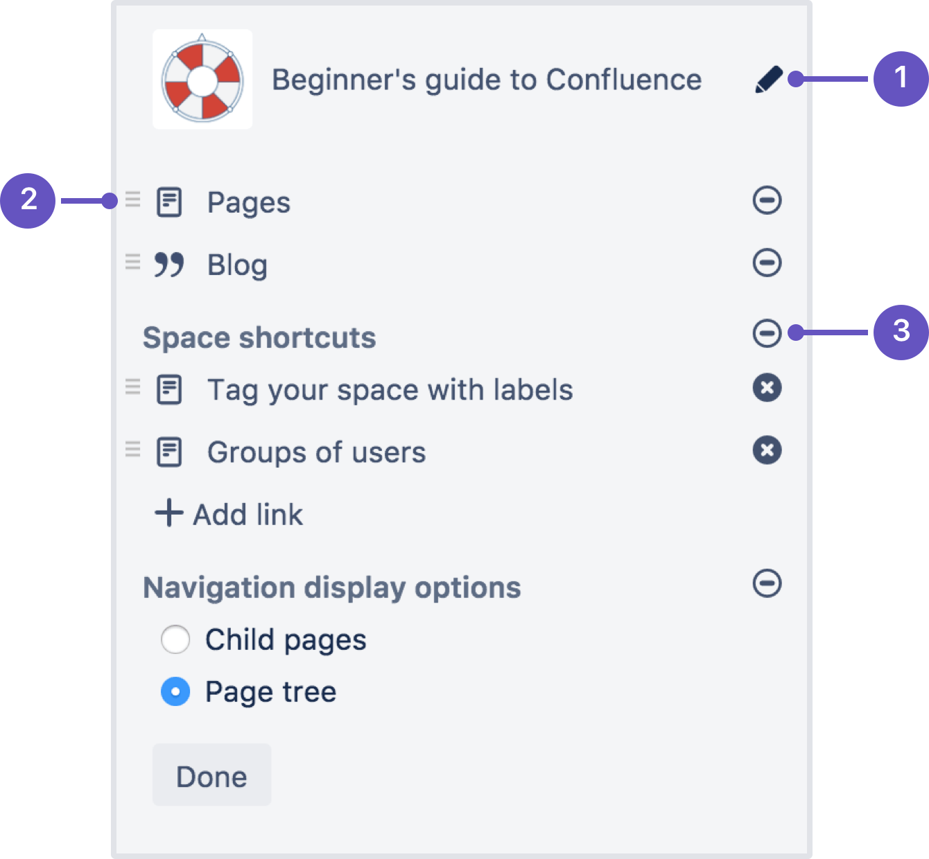 Confluence Logo - Configure the Sidebar - Atlassian Documentation