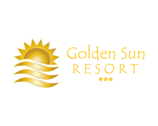 Golden Sun Logo - Golden Sun Resort Designed