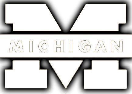 Black and White University of Michigan Logo - Uncategorized. Heitor11's Blog