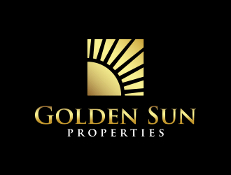 Golden Sun Logo - Golden Sun Properties logo design - 48HoursLogo.com