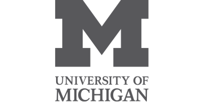 Black and White University of Michigan Logo - Tome - Detroit Software Services
