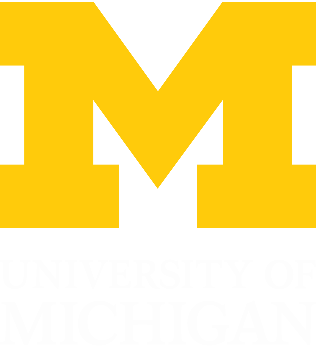 Black and White University of Michigan Logo - Global Michigan
