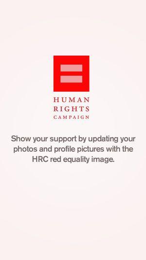 HRC Red Logo - Picture Equality on the App Store