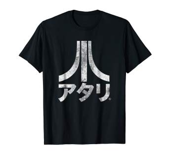 Black Japanese Logo - Amazon.com: Atari Japanese Logo T-shirt: Clothing