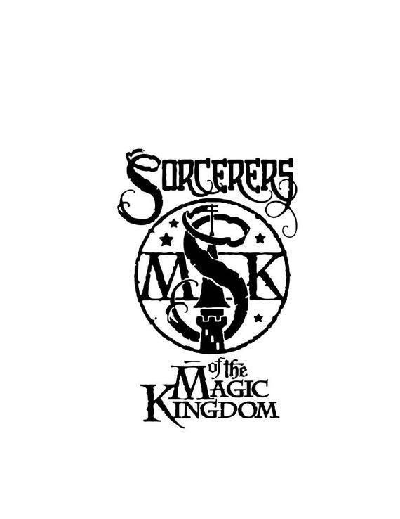 Magic Kingdom Logo - Disney Sorcerers of the Magic Kingdom Logo Iron On Heat | Etsy