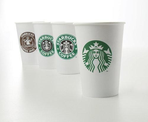 Small Starbucks Logo - Starbucks logo through the years