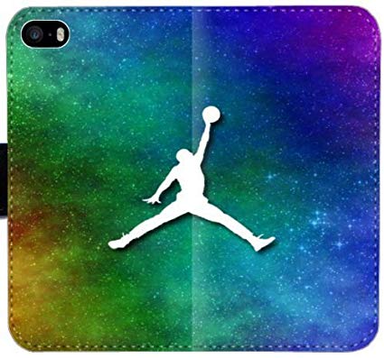 Jordan iPhone Logo - Qq Air Jordan Logo Ca N7H7F iPhone 5C Leather Wallet Case G20ab0 ...