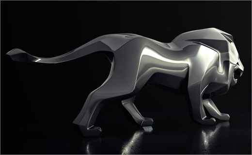 Peugeot Lion Logo - Peugeot Unveils Giant Logo Sculpture - Logo Designer