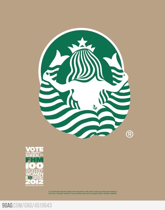 Small Starbucks Logo - Starbucks logo from the back... | my 9gag faves | Starbucks logo ...