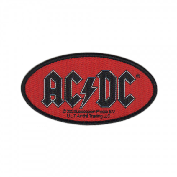 Small AC DC Logo - SPEEDY Promotion & Merchandising AC DC Oval Logo