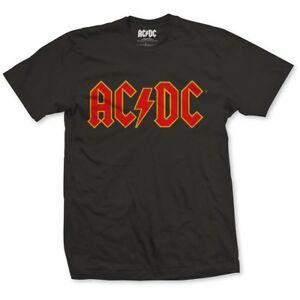 Small AC DC Logo - Small Black Men's Ac Dc Logo T Shirt Mens Tshirt Official