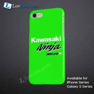 Samsung Green Logo - Kawasaki Ninja ZX 14R Green Logo Phone Case