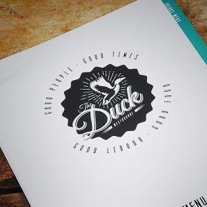 Duck Restaurant Logo - New logo and branding for The Duck - Creativebyte