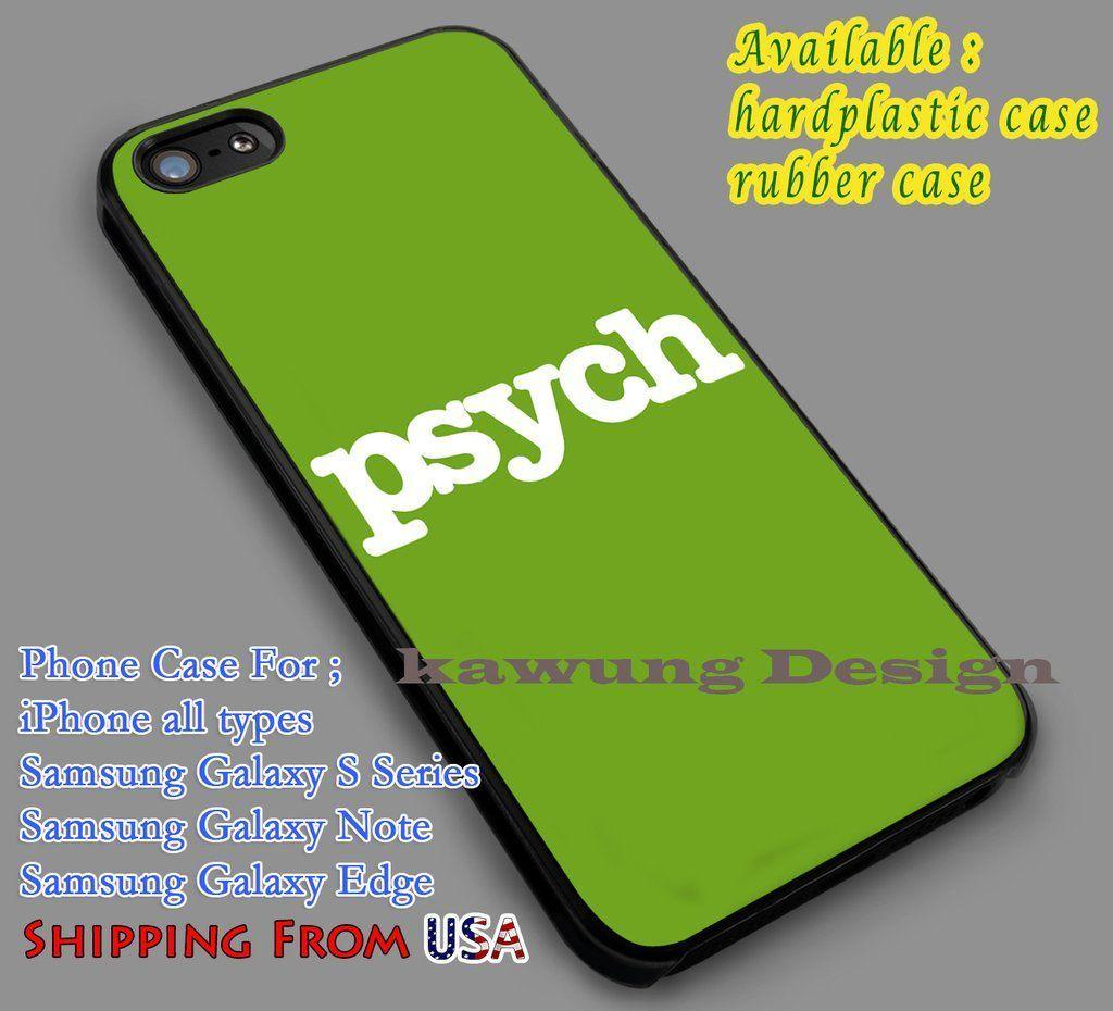 Samsung Green Logo - Psych Green Logo iPhone 6s 6 6s+ 5c 5s Cases Samsung Galaxy s5 s6 ...