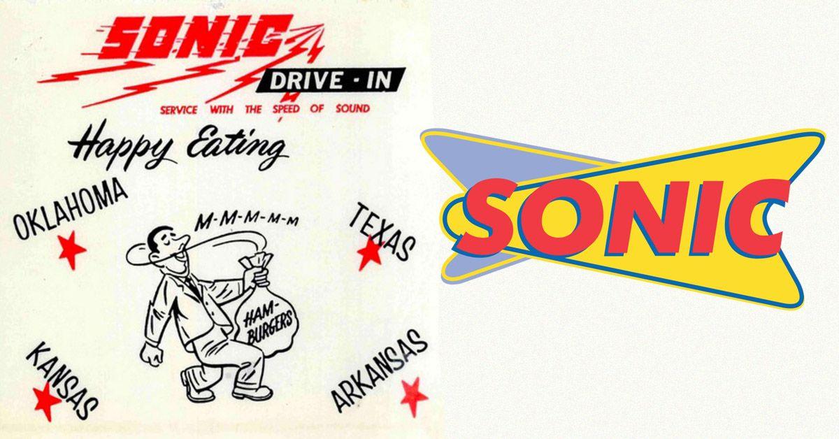 Sonic Drive in Logo - Then and Now: The evolution of 23 fast food logos