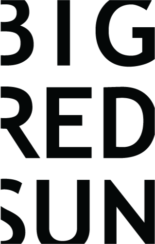 Red White Sun Logo - OJAI