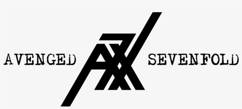 Avenged Sevenfold Black and White Logo - Avenged Sevenfold Sevenfold Vinyl Cut Sticker Red Letters