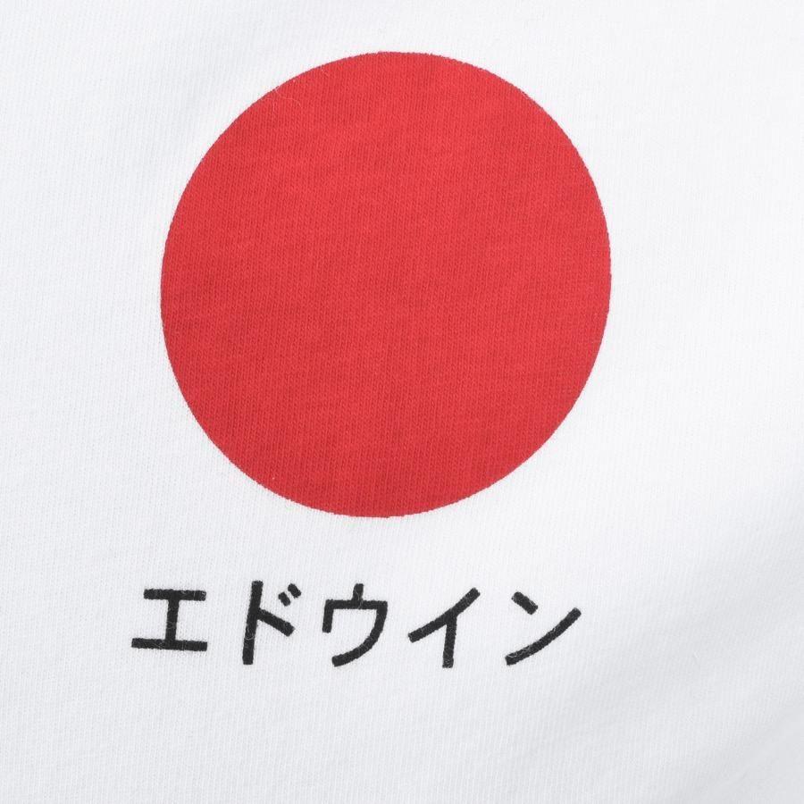 Red White Sun Logo - Edwin Japanese Sun Logo T Shirt White in White for Men - Lyst