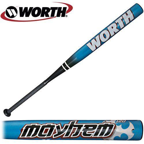 Mayhem Softball Logo - Softball Bats: Worth Mayhem M75 Softball Bat