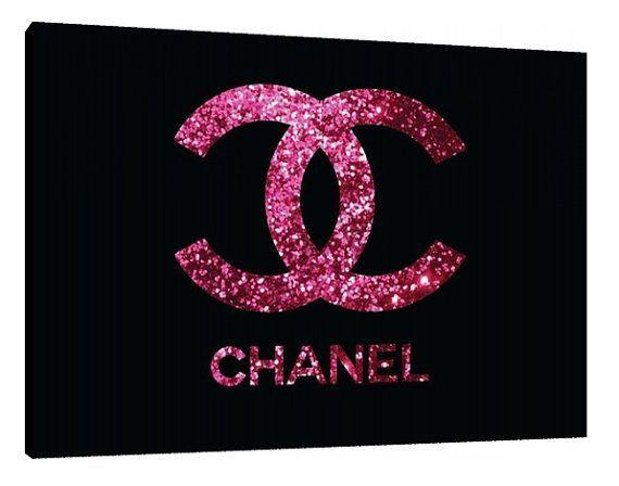 Sparkly Chanel Logo - Best LOGO image. Logo chanel, Autocollants, Coco chanel