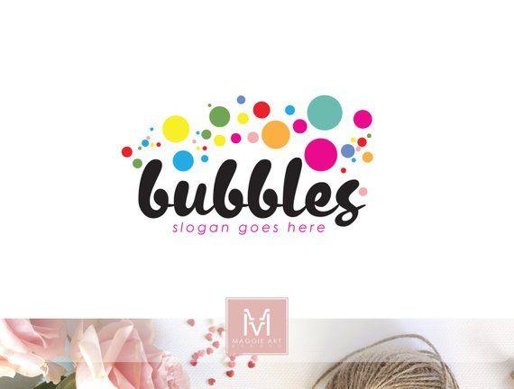 Soap Logo - Bubbles Logo Soap Logo Sweets Logo Children Logo Party