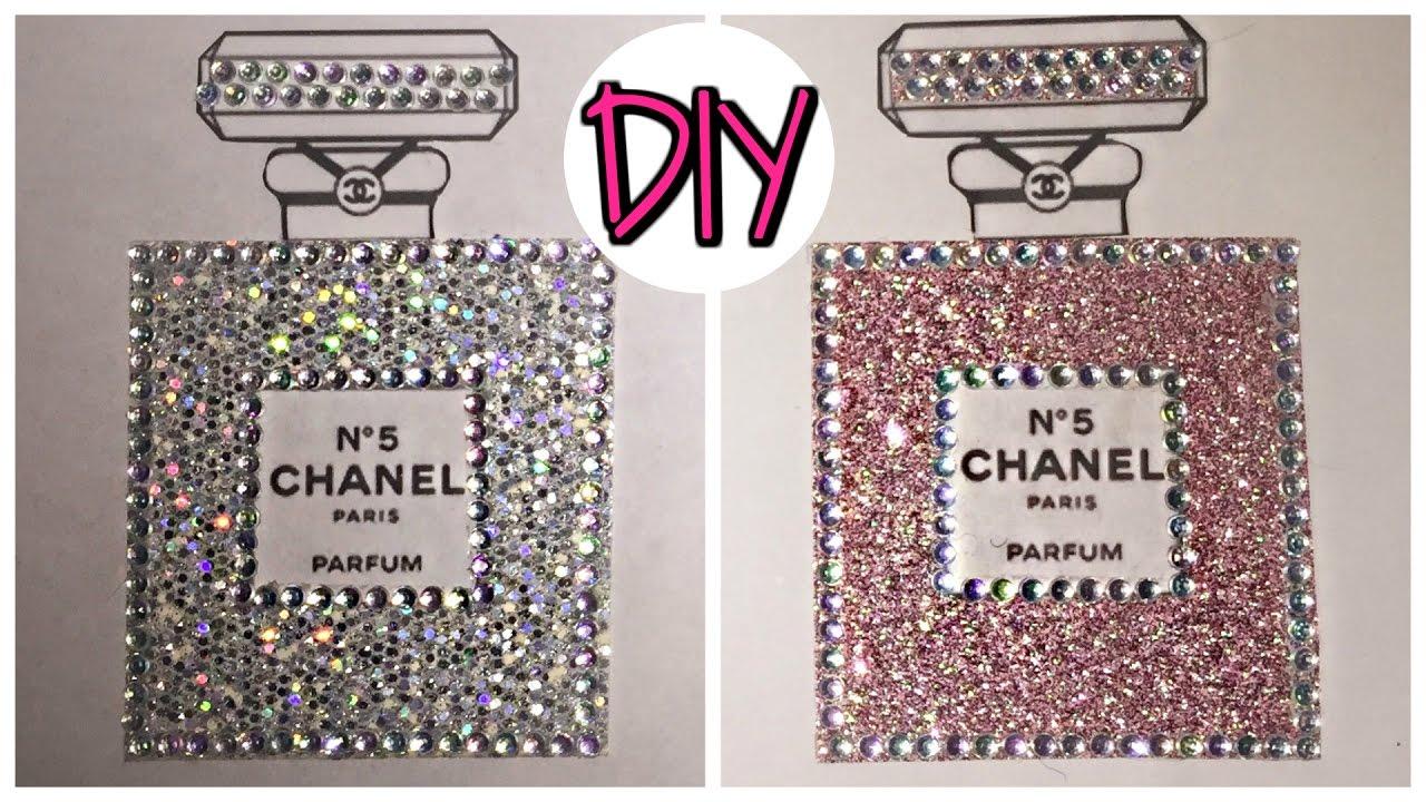 Sparkly Chanel Logo - DIY Chanel Perfume Art