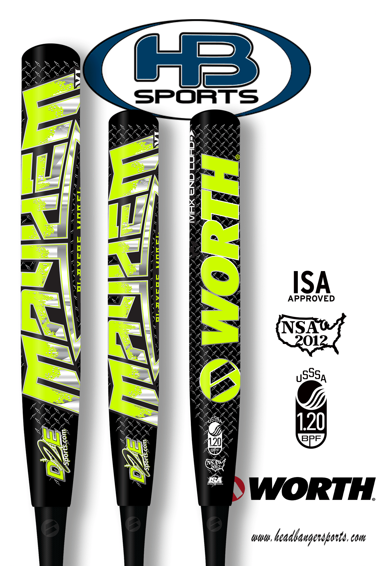 Mayhem Softball Logo - 2017 Worth Mayhem XL USSSA Slowpitch Softball Bat: WMHDTE
