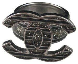 Sparkly Chanel Logo - Chanel Rings on Sale to 70% off