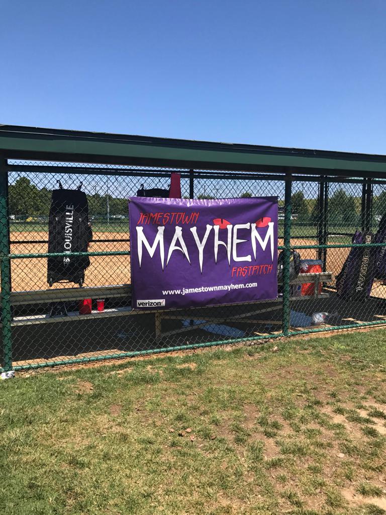 Mayhem Softball Logo - Jamestown Mayhem Softball