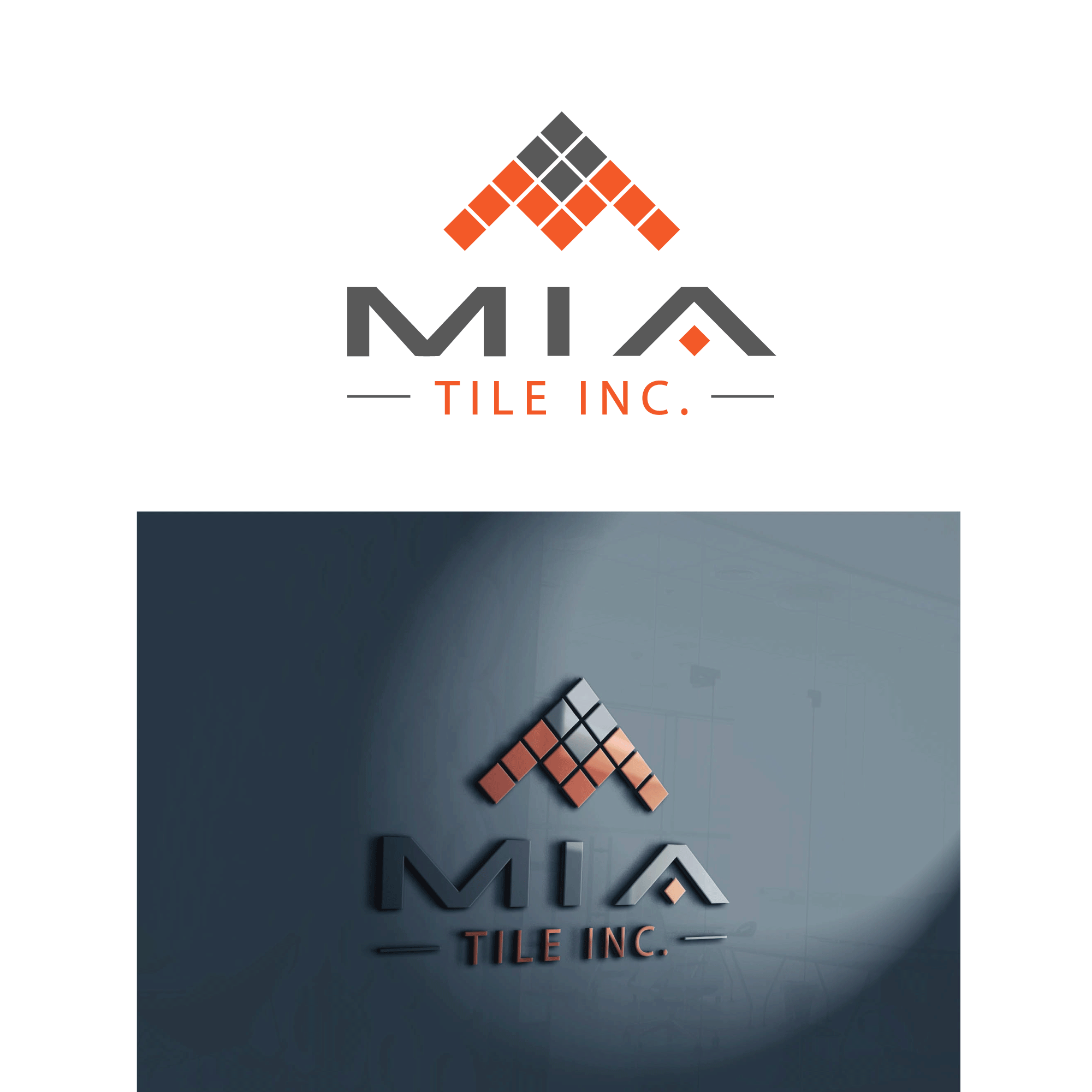 Tile Logo - Logo Design Contests » Fun Logo Design for Mia Tile Inc. » Design No ...