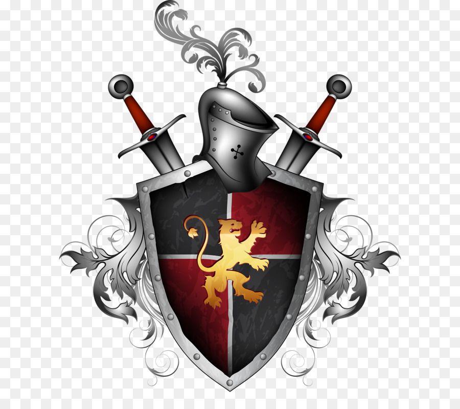 Metal Shield Logo - Sword Shield Royalty Free Illustration Shield Png Download