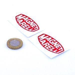 Car with Red Oval Logo - Magneti Marelli Red Oval Stickers Classic Car Racing Rally Decals ...