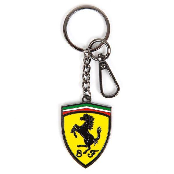 Metal Shield Logo - Official 2018 Scuderia Ferrari Logo Key Ring Metal Shield Keychain