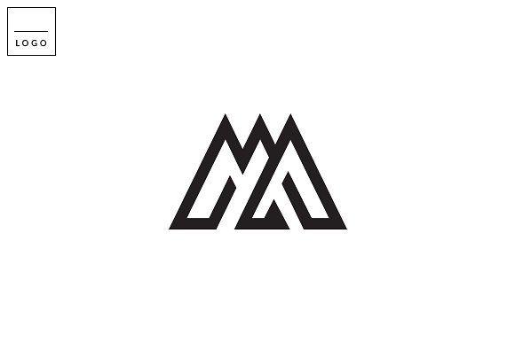 White M Logo - Letter M Logo ~ Logo Templates ~ Creative Market