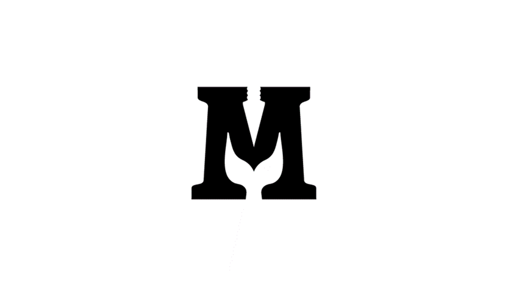 White M Logo - Negative Space In Logo Design: Tips & Inspiration. JUST™ Creative