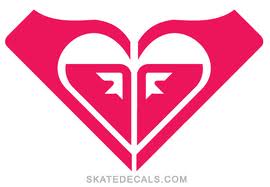 Heart Shaped Company Logo - The Roxy Logo | fashiontrashcan