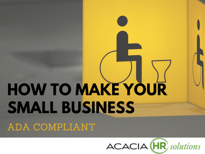 Small Ada Logo - How to Make Your Small Business ADA Compliant - Acacia HR Solutions