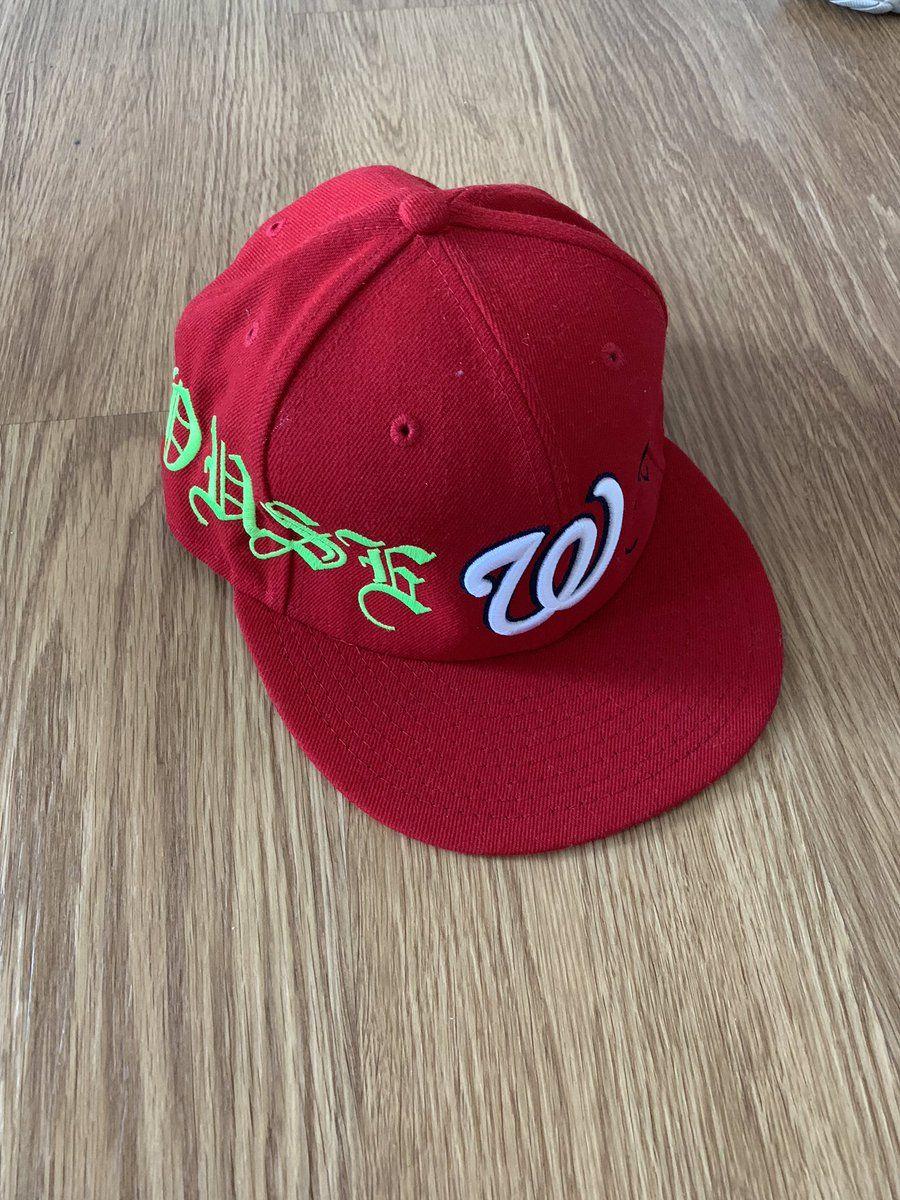 Vlone Hat Logo - J Washington Nationals Fitted Size 7 3 8 $450