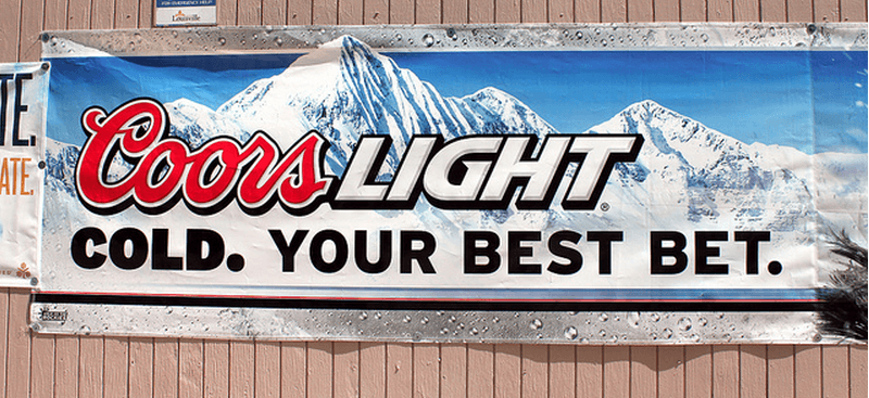 Coors Light Mountain Beer Logo - Yes, The Coors Light Mountains Really Exist (And No, That's Not ...