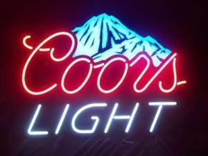 Coors Light Mountain Beer Logo - New Coors Light Mountain Board Beer Man Cave Neon Light Sign 20x16