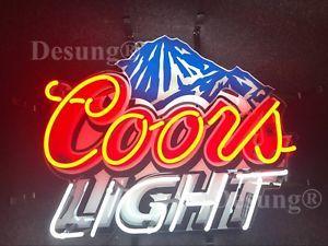 Coors Light Mountain Beer Logo - New Coors Light Mountain Beer Neon Light Sign 19