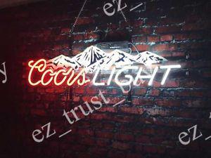 Coors Light Mountain Beer Logo - Rare New Coors Light Mountain Beer Neon Sign 24x16