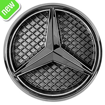 2018 Mercedes Logo - Amazon.com: JetStyle LED Emblem for Mercedes Benz 2011-2018 Black ...